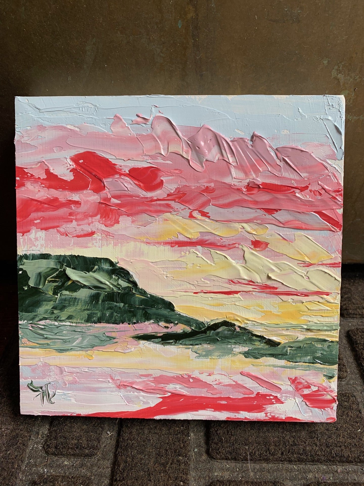 Manana Pink Sunset, Monhegan Island, ME