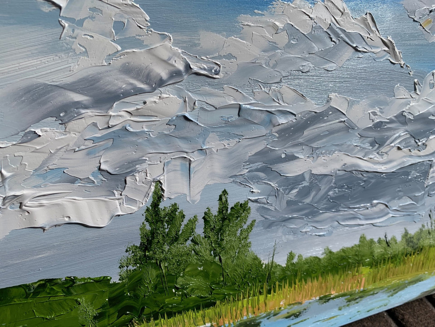 Storm Rolls in Over Pushaw Lake, Late Summer