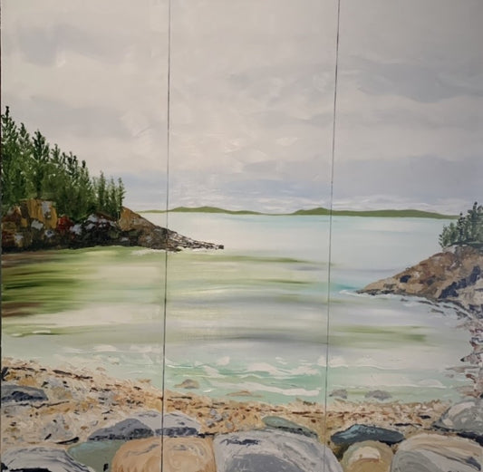Hunter's Beach Triptych, Acadia National Park, ME